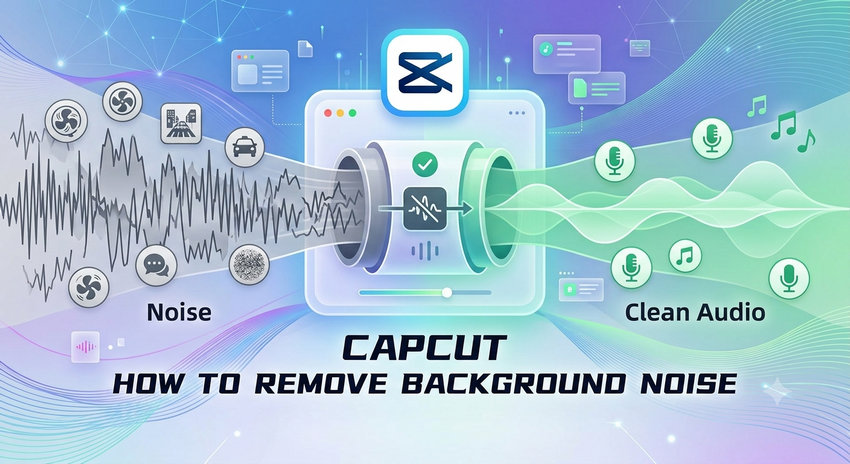 how to remove background noise in CapCut