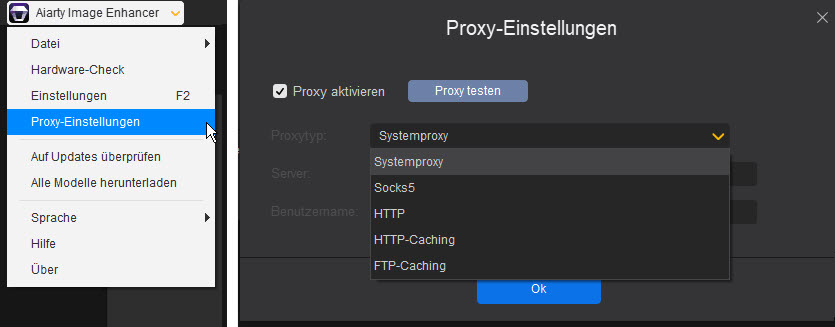 Proxy Settings