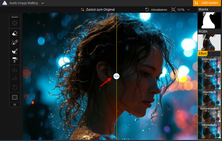 Aiarty Image Matting Move Canva