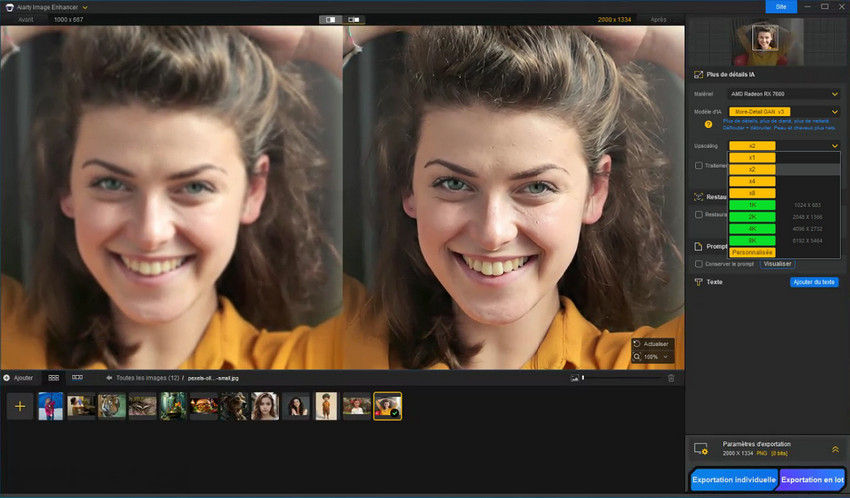 Améliorer la résolution d’une image avec Aiarty