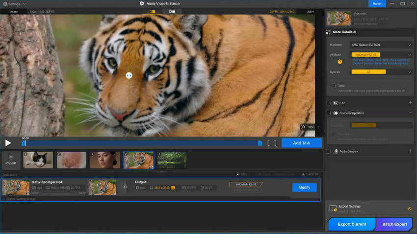 Déflouter une vidéo