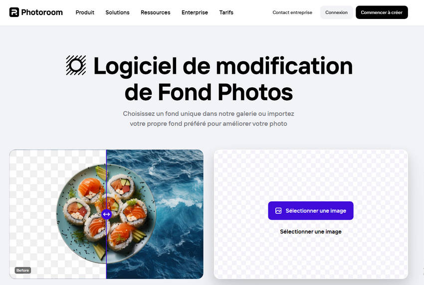 AI changeur d'arrière-plan photo