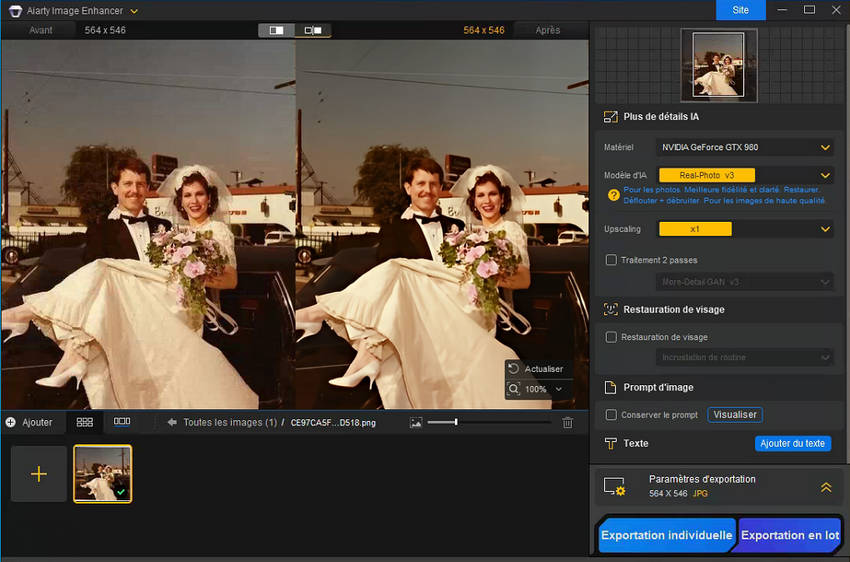 restaurer vieille photo en ligne gratuit