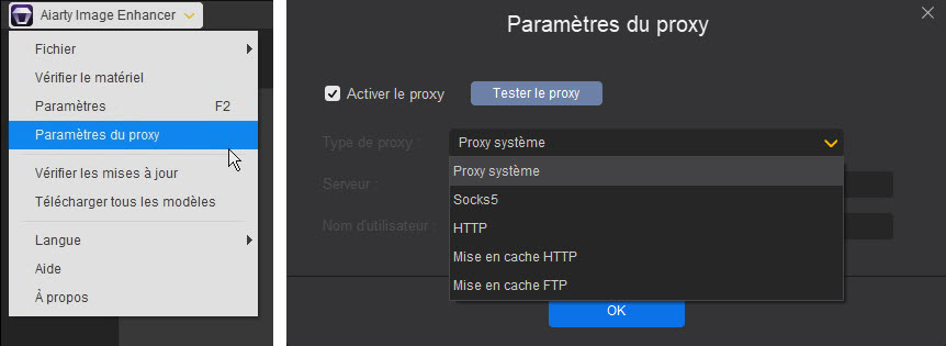 Proxy Settings