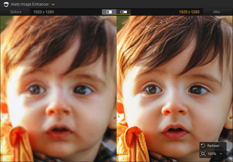 Unblur image with Aiarty Image Enhancer