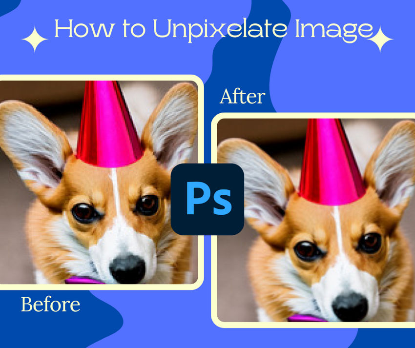 Unpixelate image in Photoshop