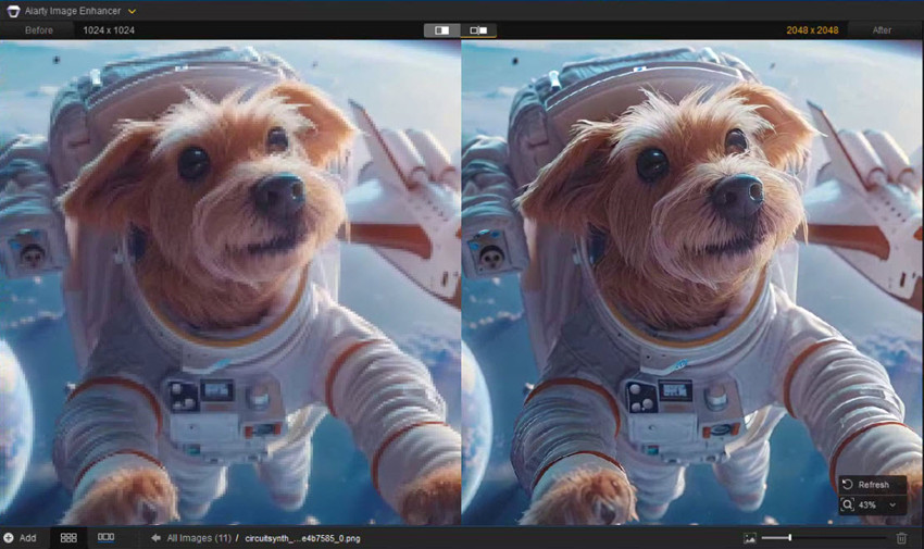 Aiarty Image Enhancer AIGC test