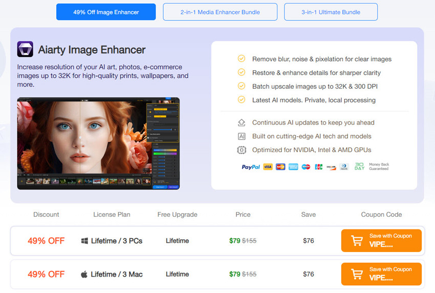 Aiarty Image Enhancer free license key