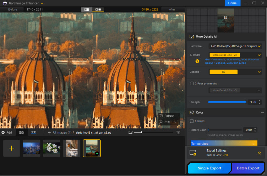 best photo enlarger software Aiarty