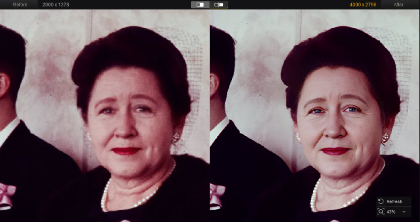 Topaz Mosaic photo enhanced by Aiarty