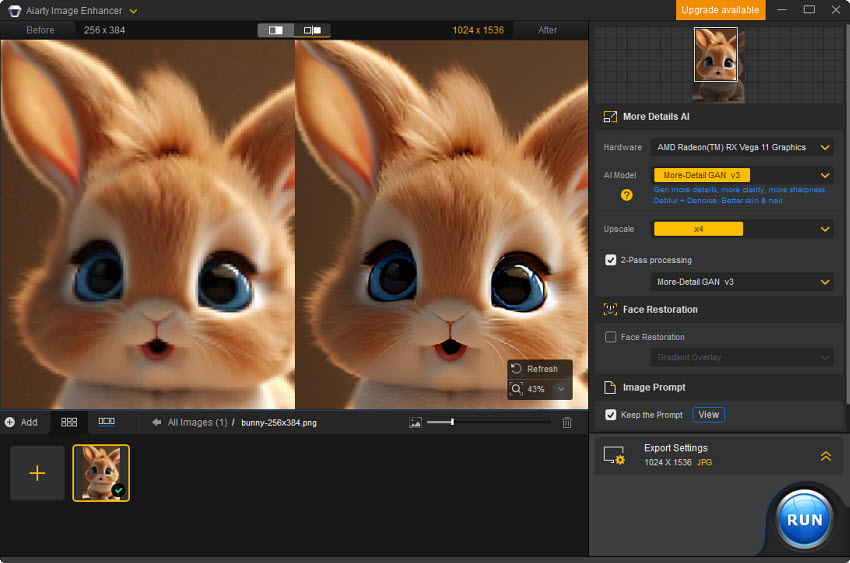 Gigapixel AI Alternative - Aiarty Image Enhancer