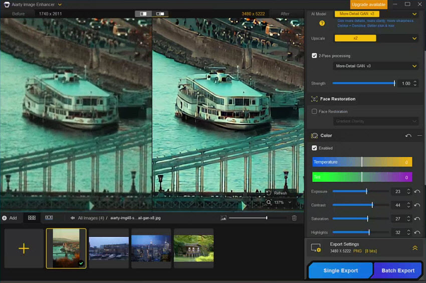 Topaz vs  on1 vs phogoshop upscaling alternative