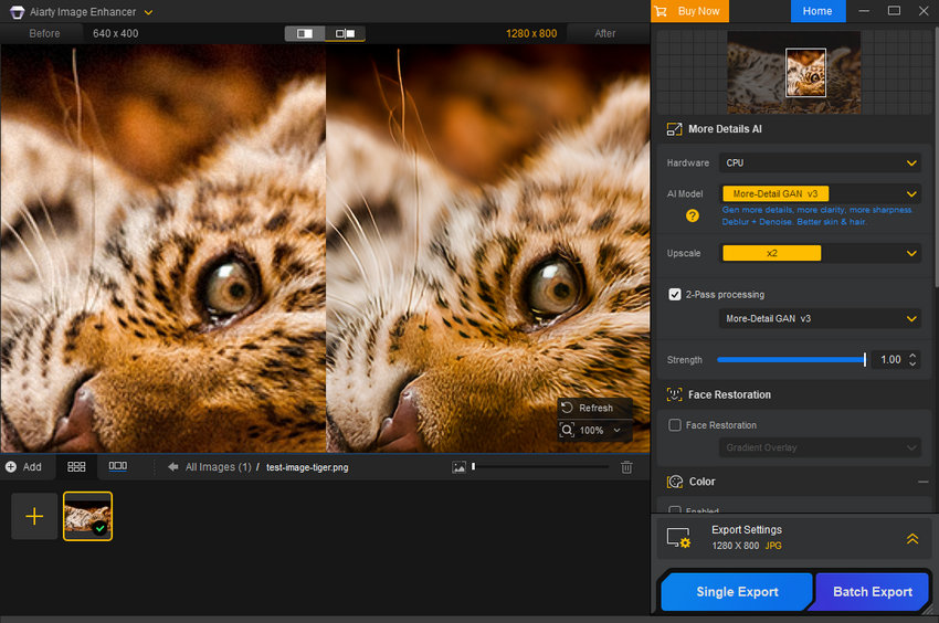 Upscale video with Aiarty Image Enhancer