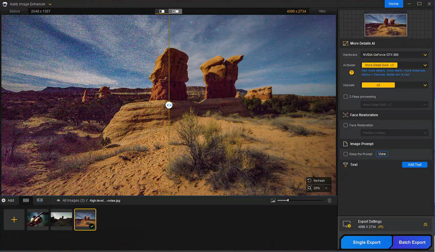 Lightroom denoise AI alternative