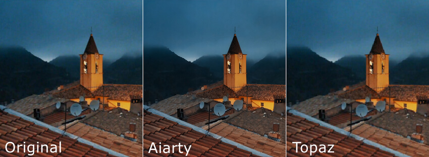 Sharpens image - Aiarty Image Enhancer vs Topaz Photo AI