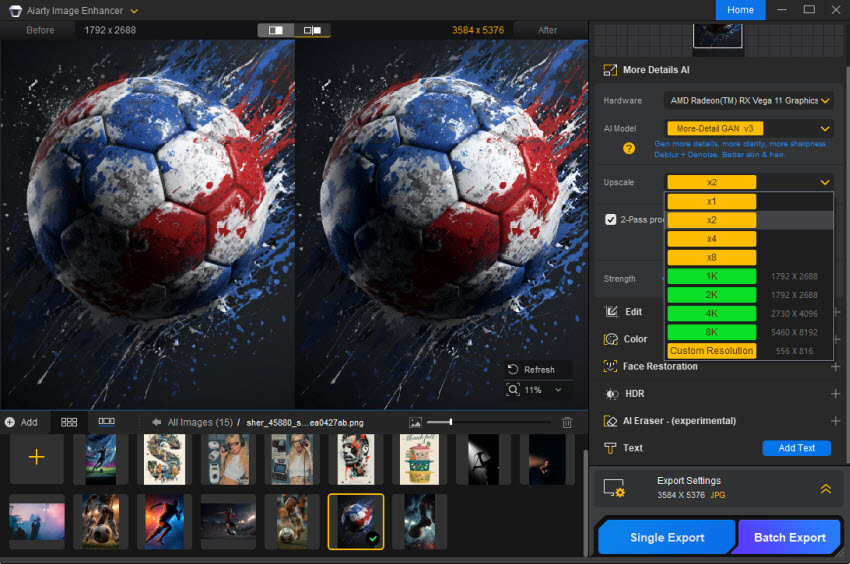 how to enlarge a photo to poster size