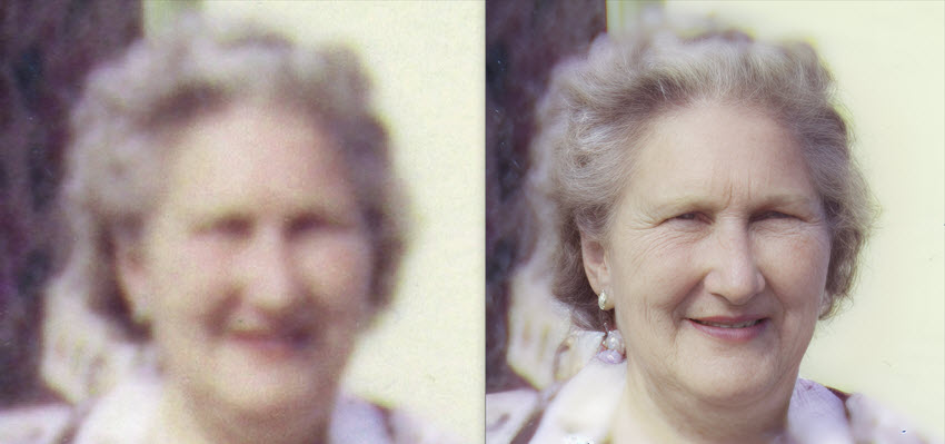 How to fix a blurry face in a photo with Aiarty