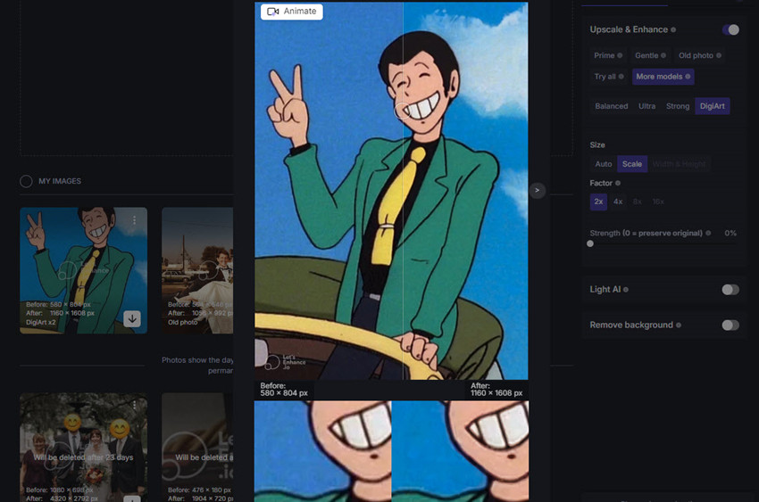 Best Waifu2x alternative image upscaler online