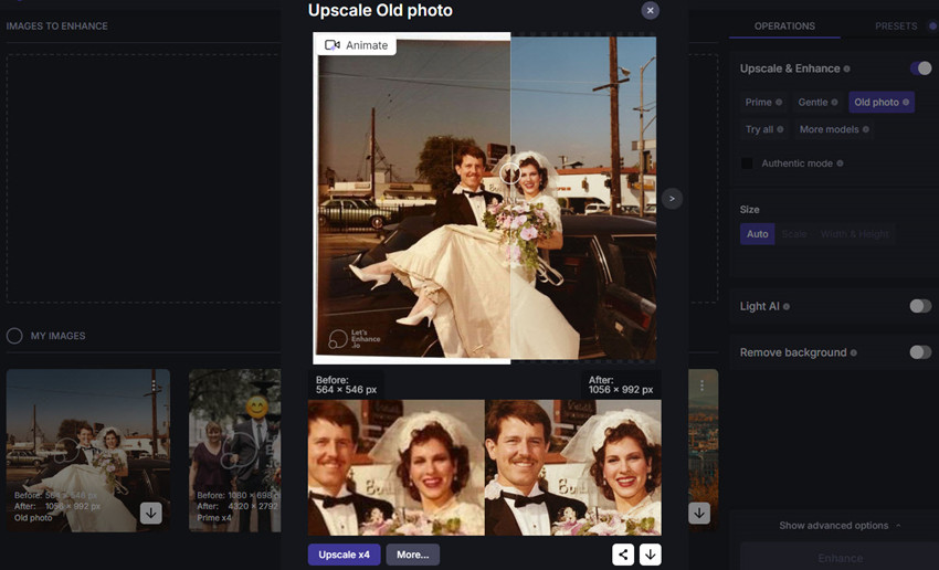 best AI old photo restorer online