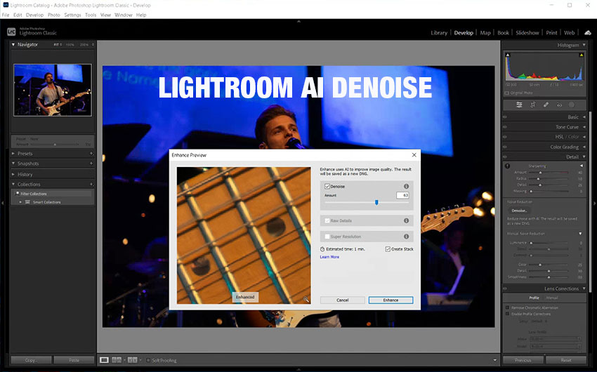 Lightroom AI denoise