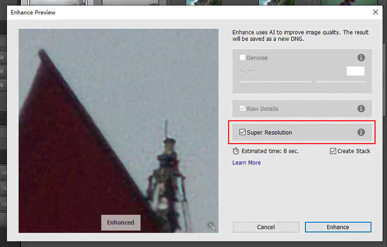 What is Lightroom Super Resolution