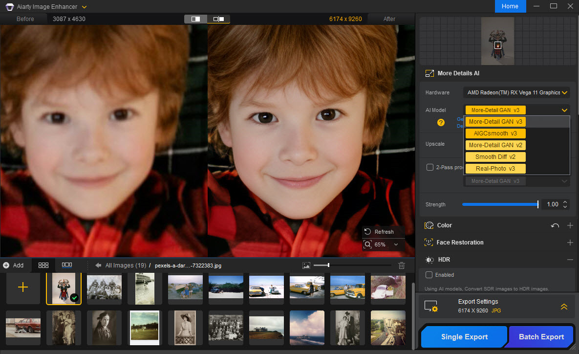 How to enlarge and upscale old photos