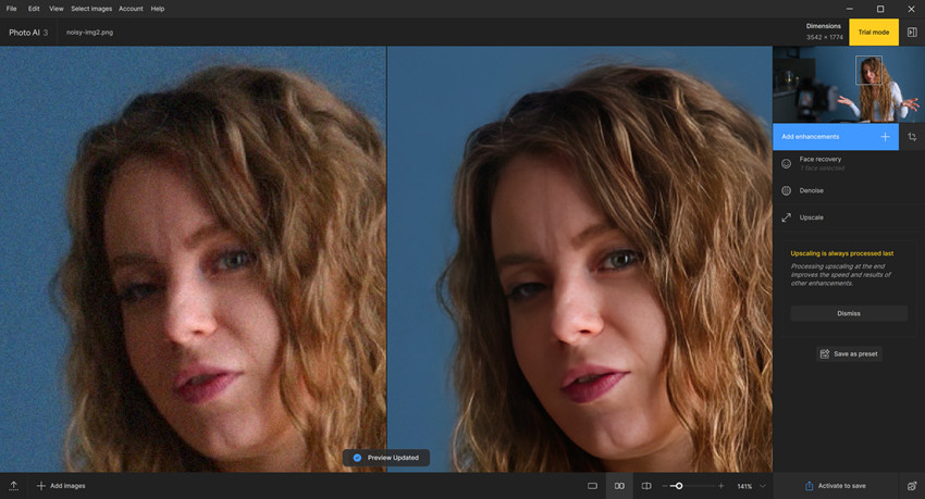 how good is topaz denoise ai