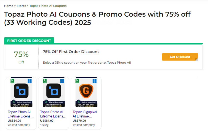 Topaz  Photo AI coupon code