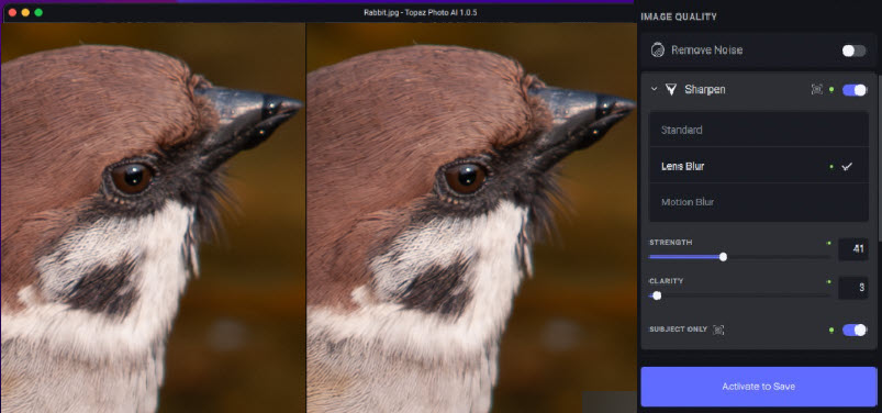 Topaz Photo For Mac Interface