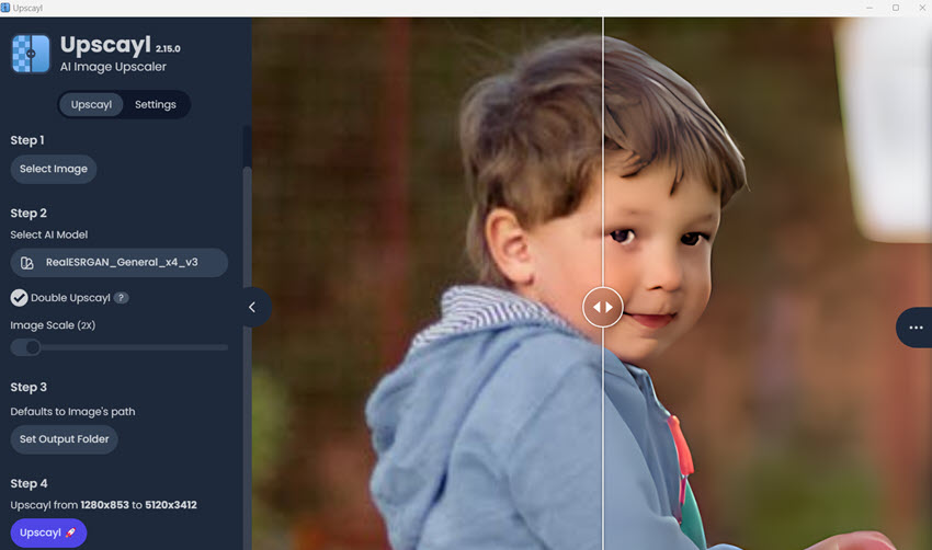 Free open source Magnific AI Alternative - Upscayl