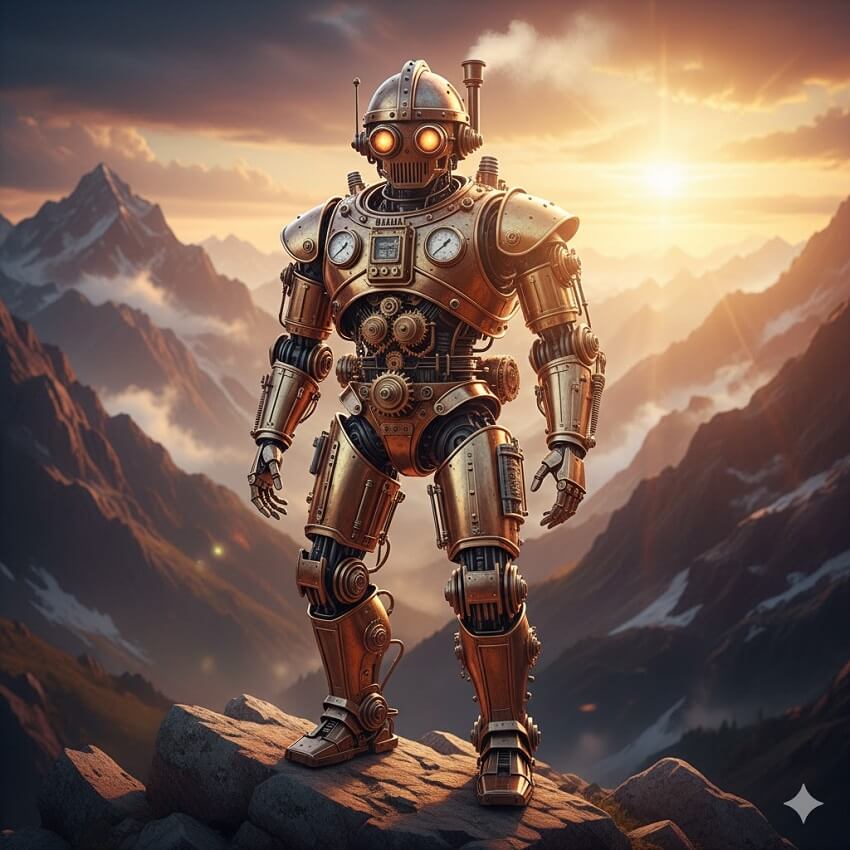 AI art example generated by Gemini