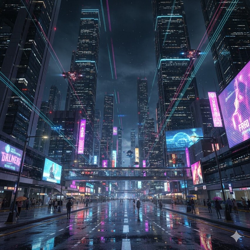 AI art example generated by Gemini