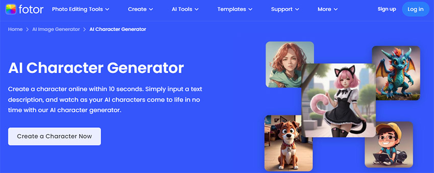AI Character Generator - Fotor