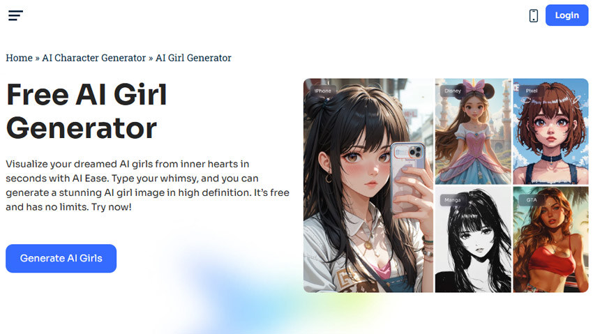 AI Ease AI Girl