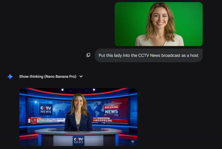 Google 3 Nano Banana Pro generates image