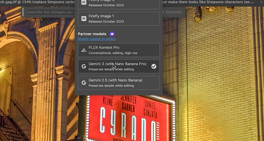 how to use Nano Banana Pro free in Photoshop