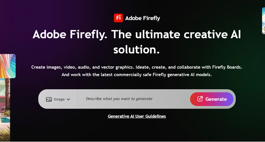 Best AI Image Generator - Adobe Firefly