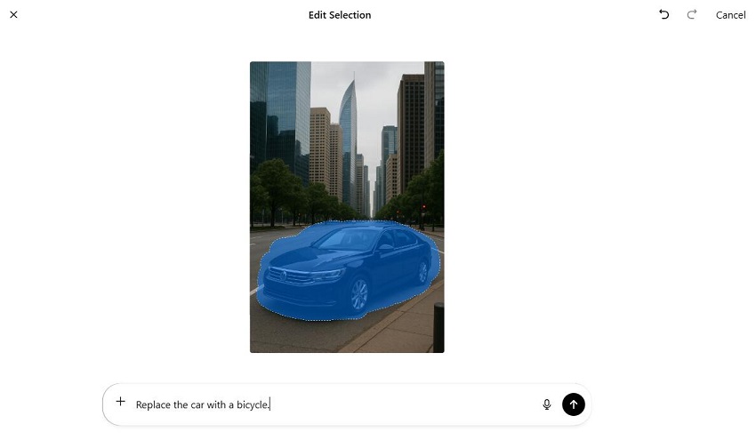ChatGPT image generation example