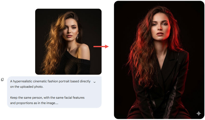 Gemini Portrait for Woman