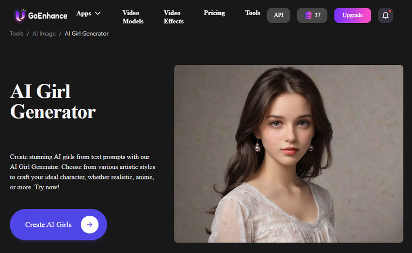 GoEnhance AI Girl