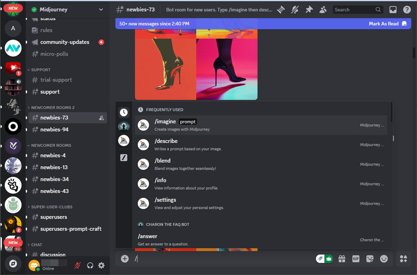Midjourney Discord AI Generator