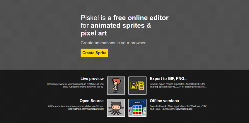 KI Pixel Art Generator - Piskel