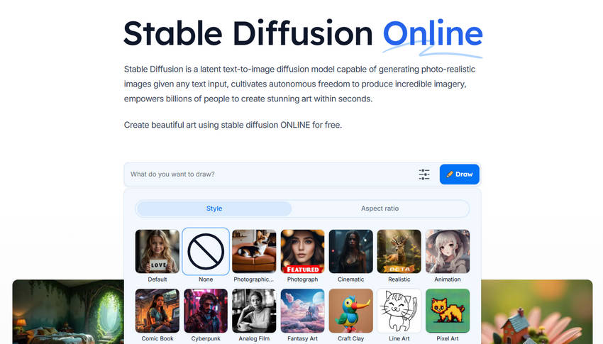 Stable Diffusion: unbegrenzte Bilderzeugung ohne Anmeldung