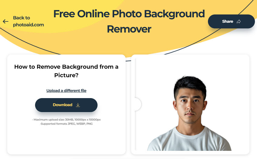 how to remove passport background online free