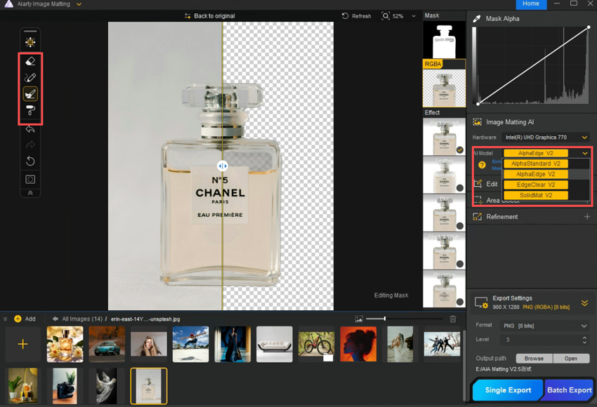 Remove Product Background via Canva