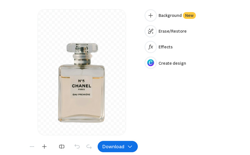 Remove Product Background via Canva