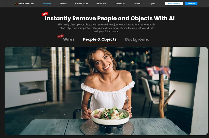 Aiarty Image Matting Remove Person from Photos