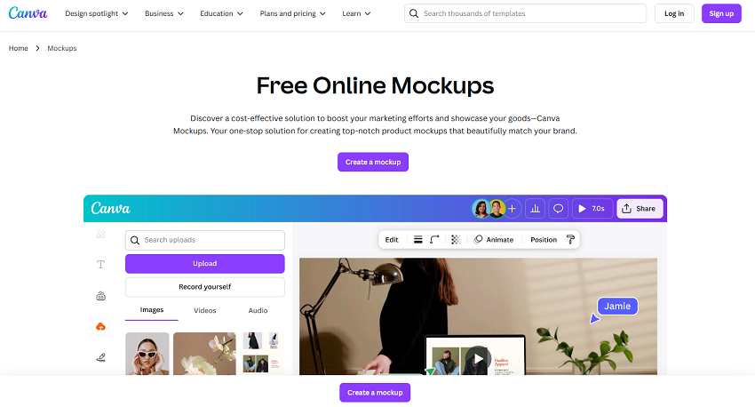Canva Mockup Generator