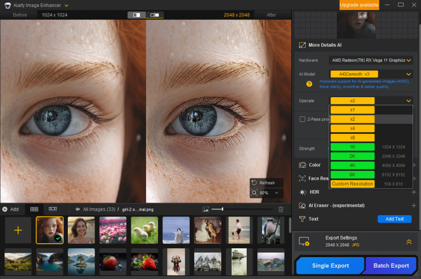 best Ai image upscaler