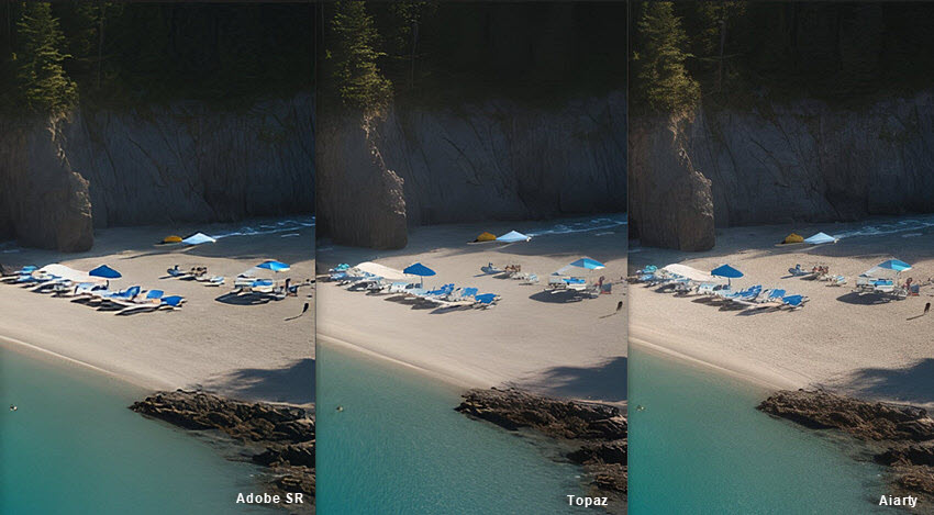 photoshop super resolution upscaled image quality